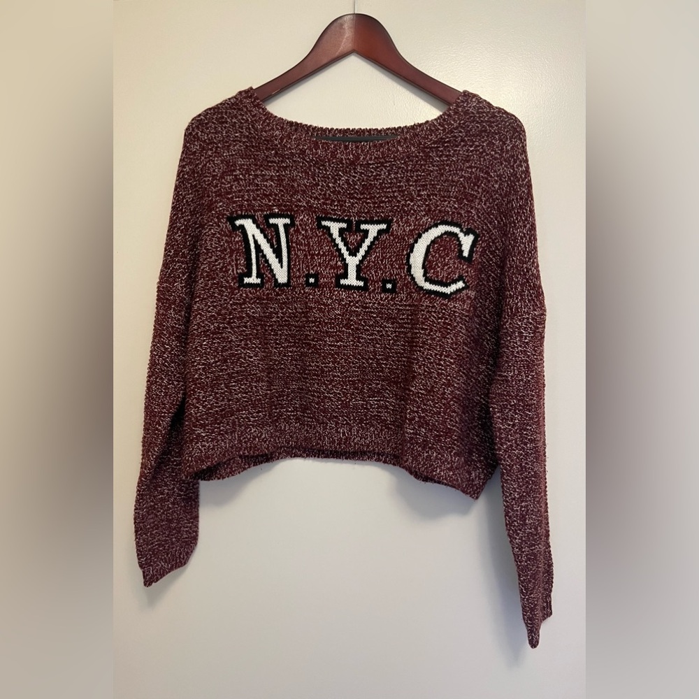Jennyfer Maroon Sweater